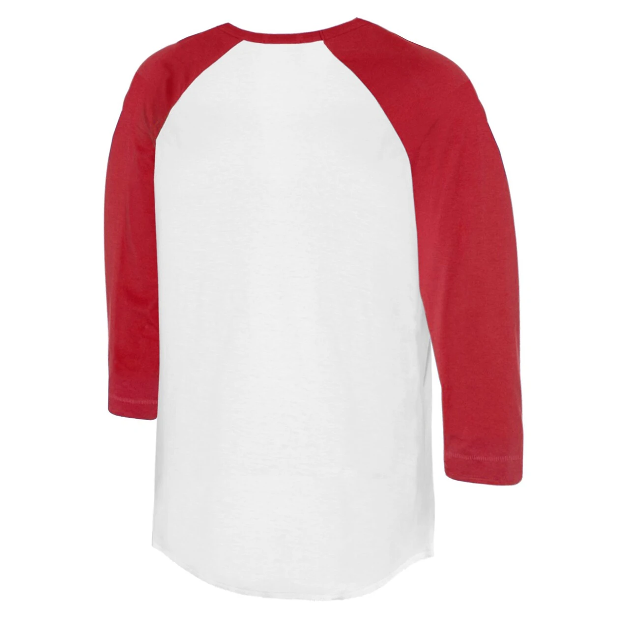 Women's Cincinnati Reds Tiny Turnip White/Red Nacho Helmet 3/4-Sleeve Raglan T-Shirt - Image 3