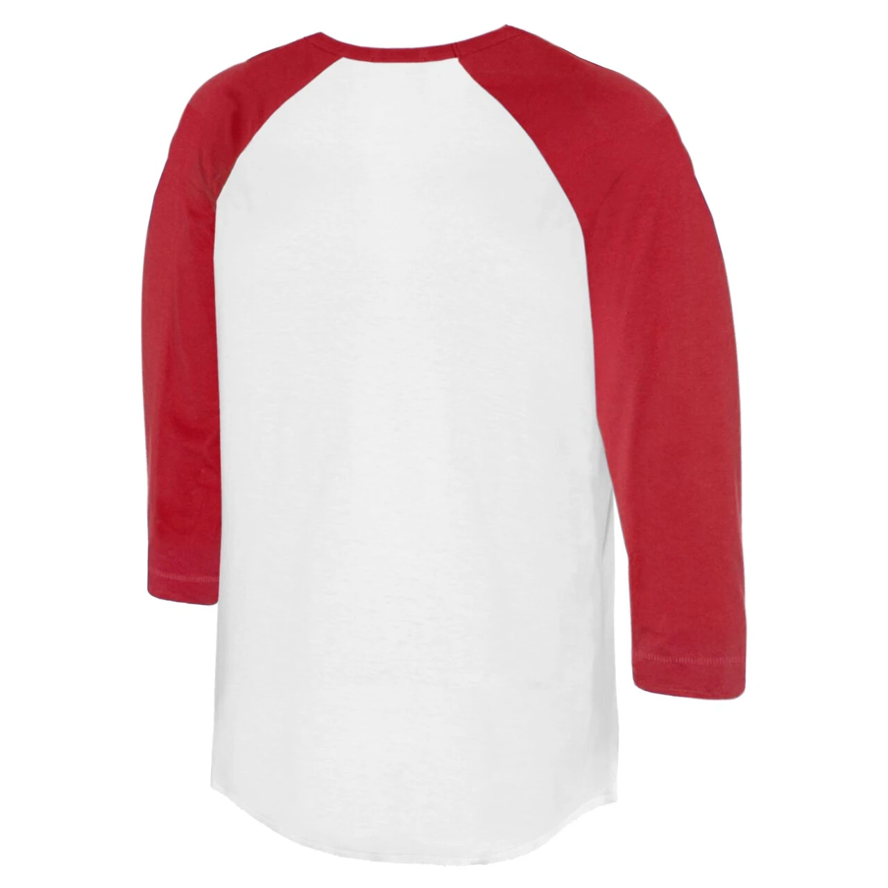 Women's Cincinnati Reds Tiny Turnip White/Red TT Rex 3/4-Sleeve Raglan T-Shirt - Image 3