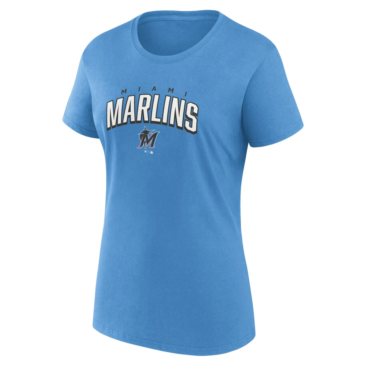 Women's Miami Marlins Fanatics Branded Black/Blue Fan T-Shirt Combo Set - Image 4