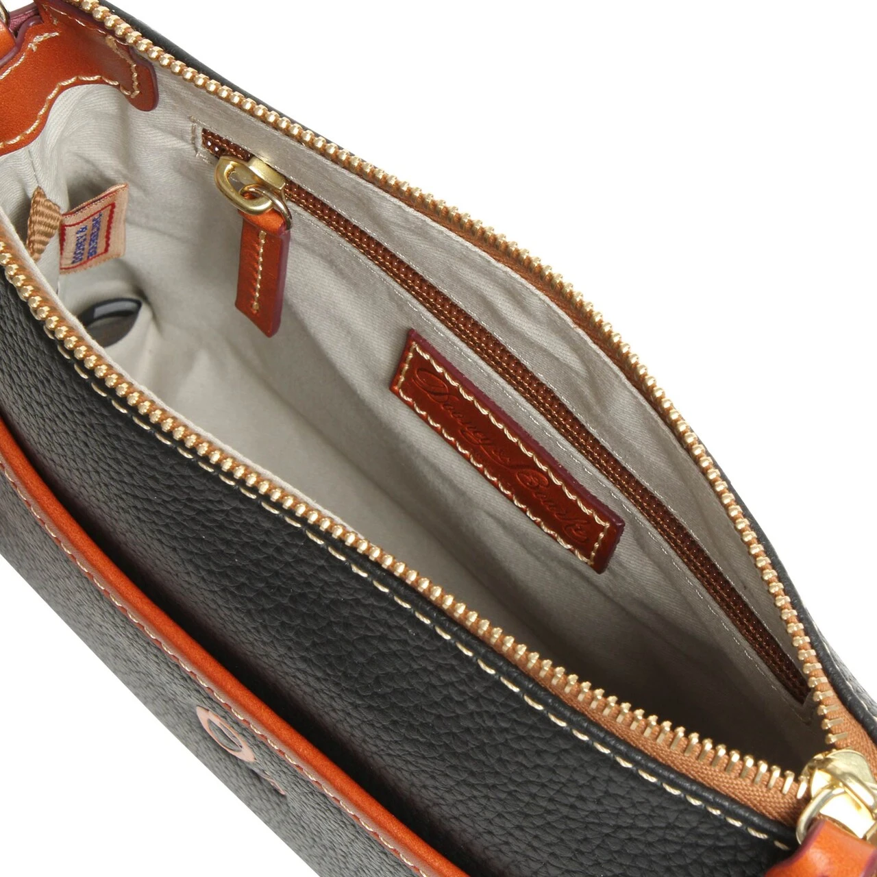 Baltimore Orioles Dooney & Bourke Pebble Ginger Crossbody - Image 3