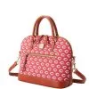 Cincinnati Reds Dooney & Bourke Signature Domed Zip Satchel Purse