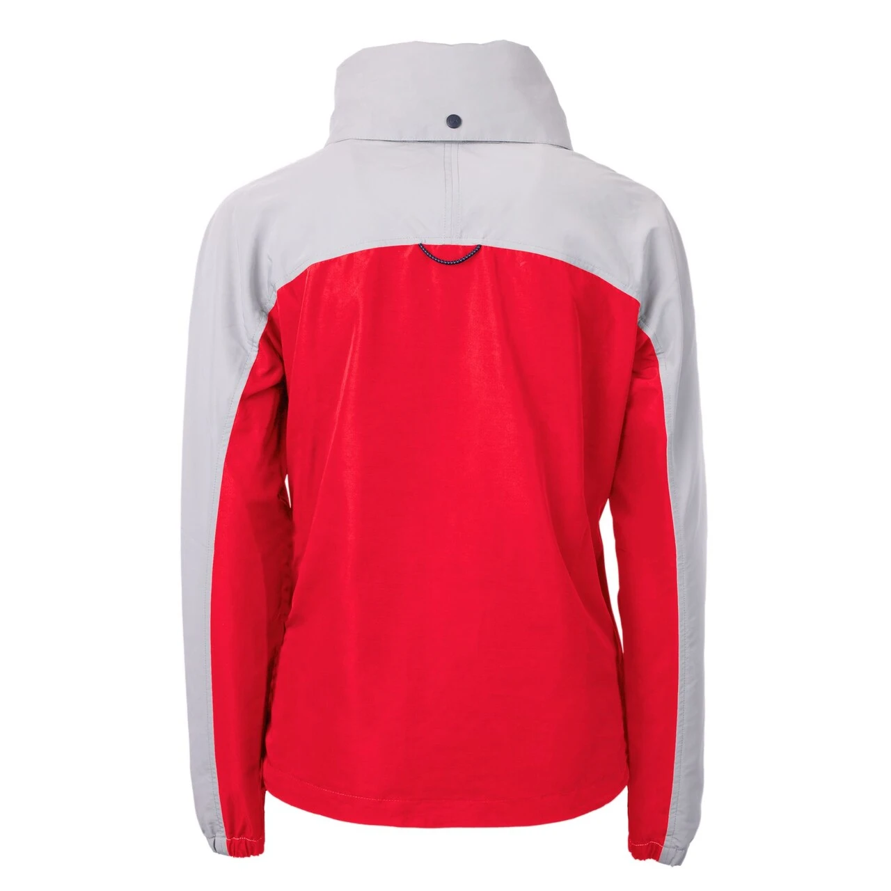 Women's Detroit Tigers Cutter & Buck Red/Gray Charter Eco Recycled Anorak Jacket - Image 3