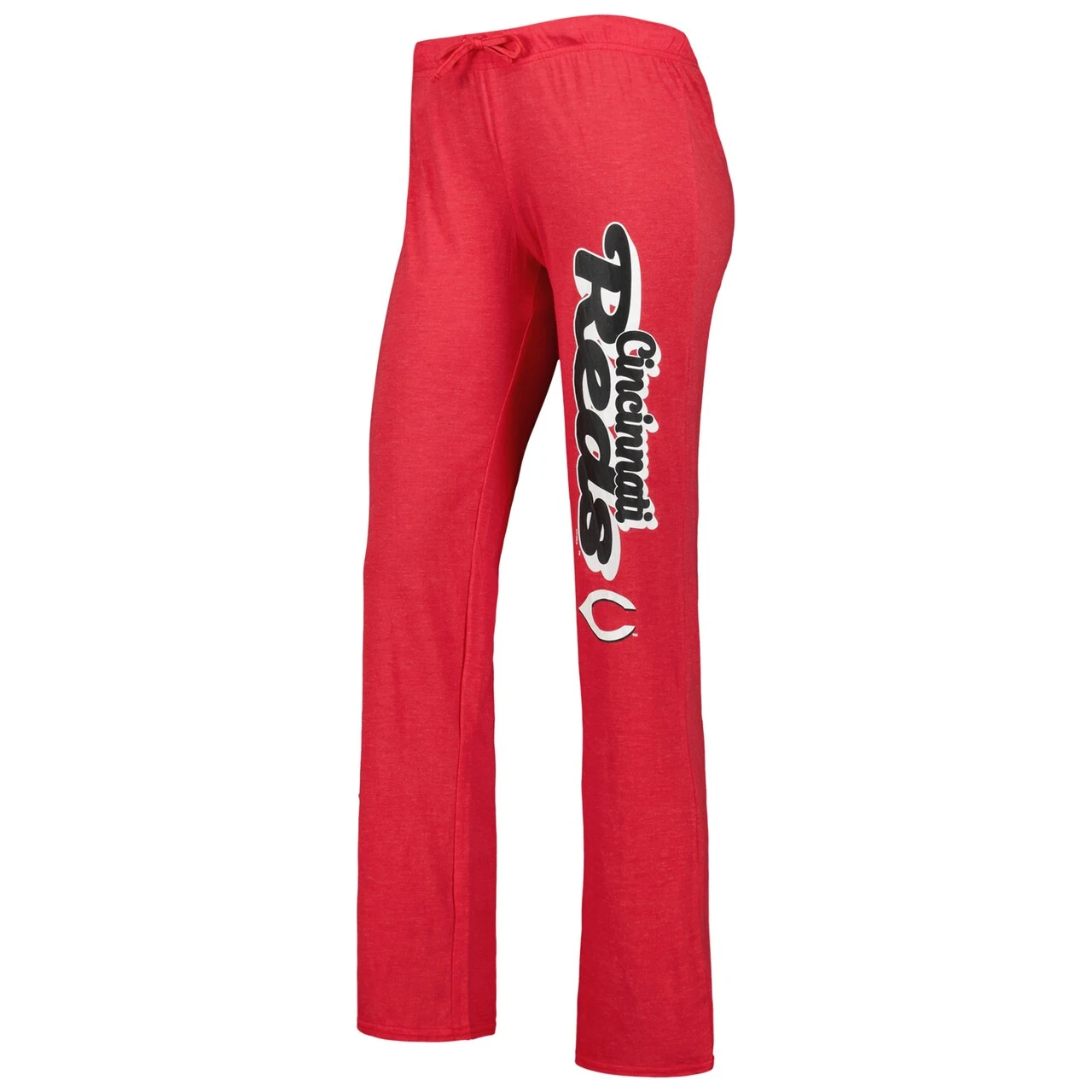 Women's Cincinnati Reds Concepts Sport Heather Red/Heather Black Wordmark Meter Muscle Tank Top & Pants Sleep Set - Image 4