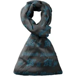 FOCO Miami Marlins Team Logo Infinity Scarf