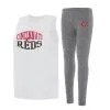 Women's Cincinnati Reds Concepts Sport Charcoal/White Contend Tank & Leggings Set