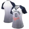 Touch Women's Detroit Tigers G-III Sports By Carl Banks Navy/White Shortstop Ombre Raglan V-Neck T-Shirt