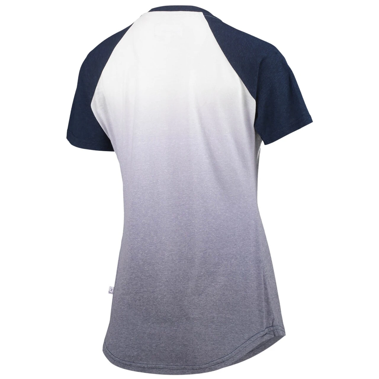 Touch Women's Detroit Tigers G-III Sports By Carl Banks Navy/White Shortstop Ombre Raglan V-Neck T-Shirt - Image 3