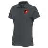 Women's Baltimore Orioles Antigua Charcoal Logo Legacy Pique Polo