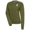 Women's Detroit Tigers Antigua Olive Victory Pullover Sweatshirt