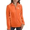 Women's Detroit Tigers Antigua Orange Revolve Full-Zip Jacket