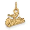 LogoArt Women's Baltimore Orioles 14k Yellow Gold Extra Small Pendant