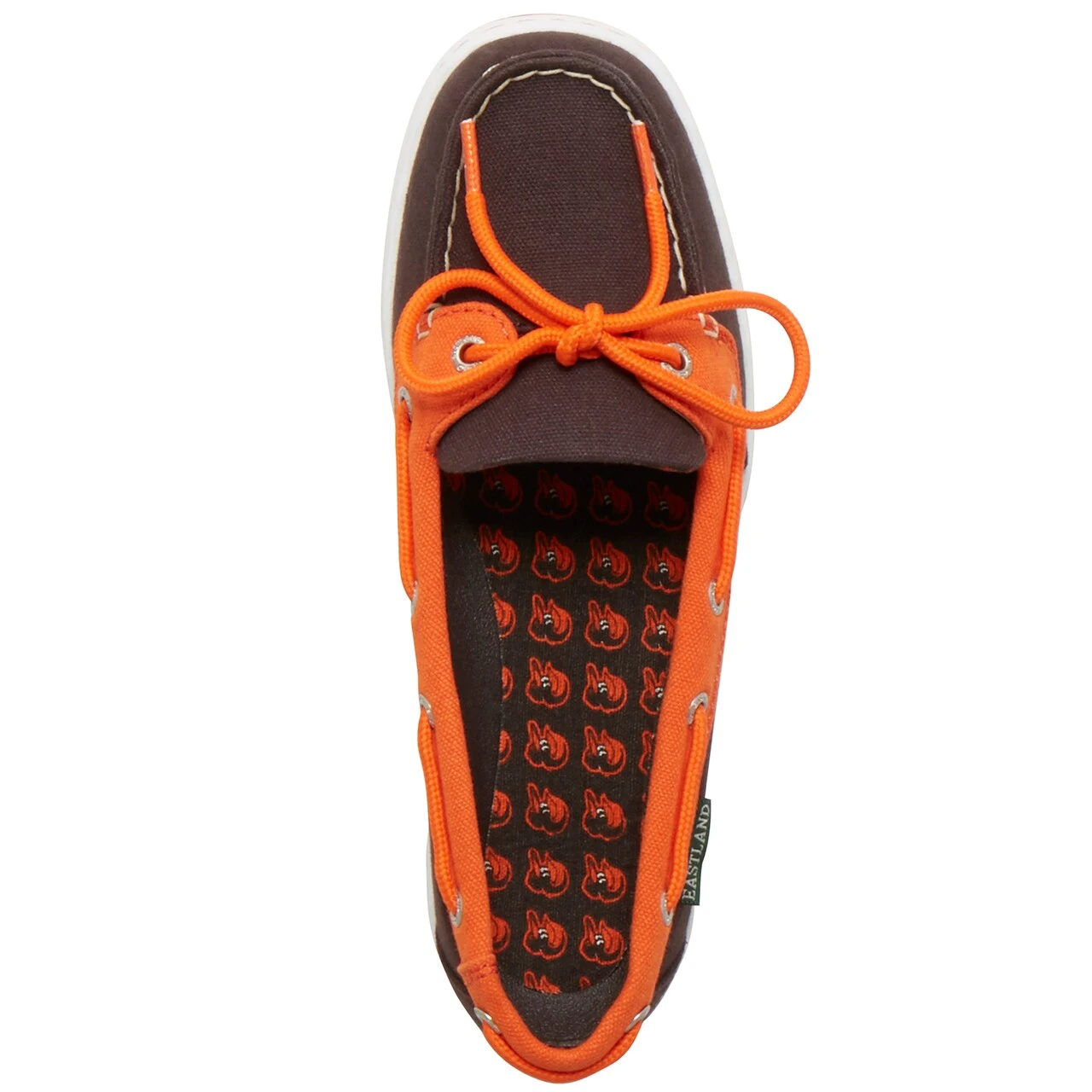Eastland Women's Baltimore Orioles Brown Sunset Boat Shoe - Image 3