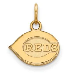 LogoArt Women's Cincinnati Reds 10k Yellow Gold Extra Small Pendant