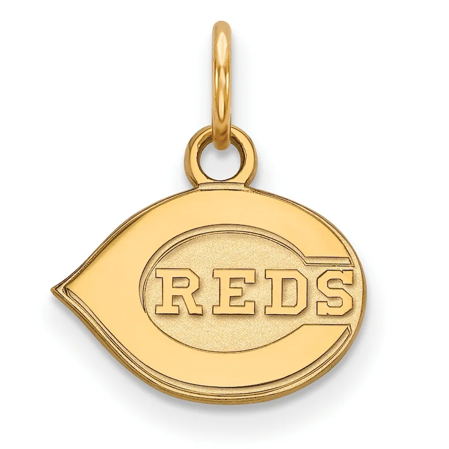 LogoArt Women's Cincinnati Reds 10k Yellow Gold Extra Small Pendant