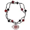 Siskiyou Sports Women's Cincinnati Reds Bead Stretch Bracelet