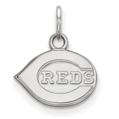 LogoArt Women's Cincinnati Reds Sterling Silver Extra-Small Pendant