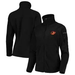 Women's Baltimore Orioles Columbia Black Give & Go Full-Zip Jacket