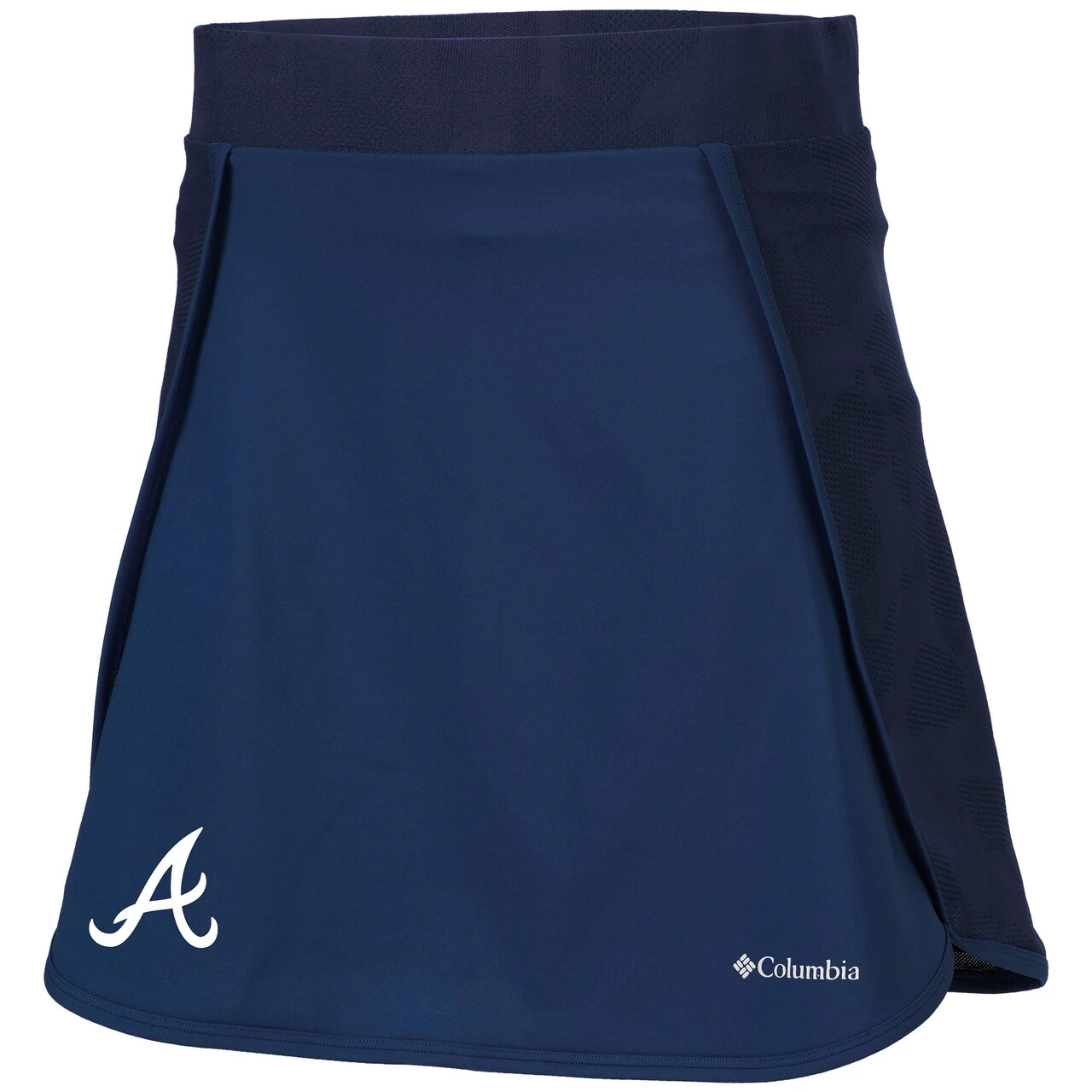 Women's Atlanta Braves Columbia Navy Up Next Skort - Image 2