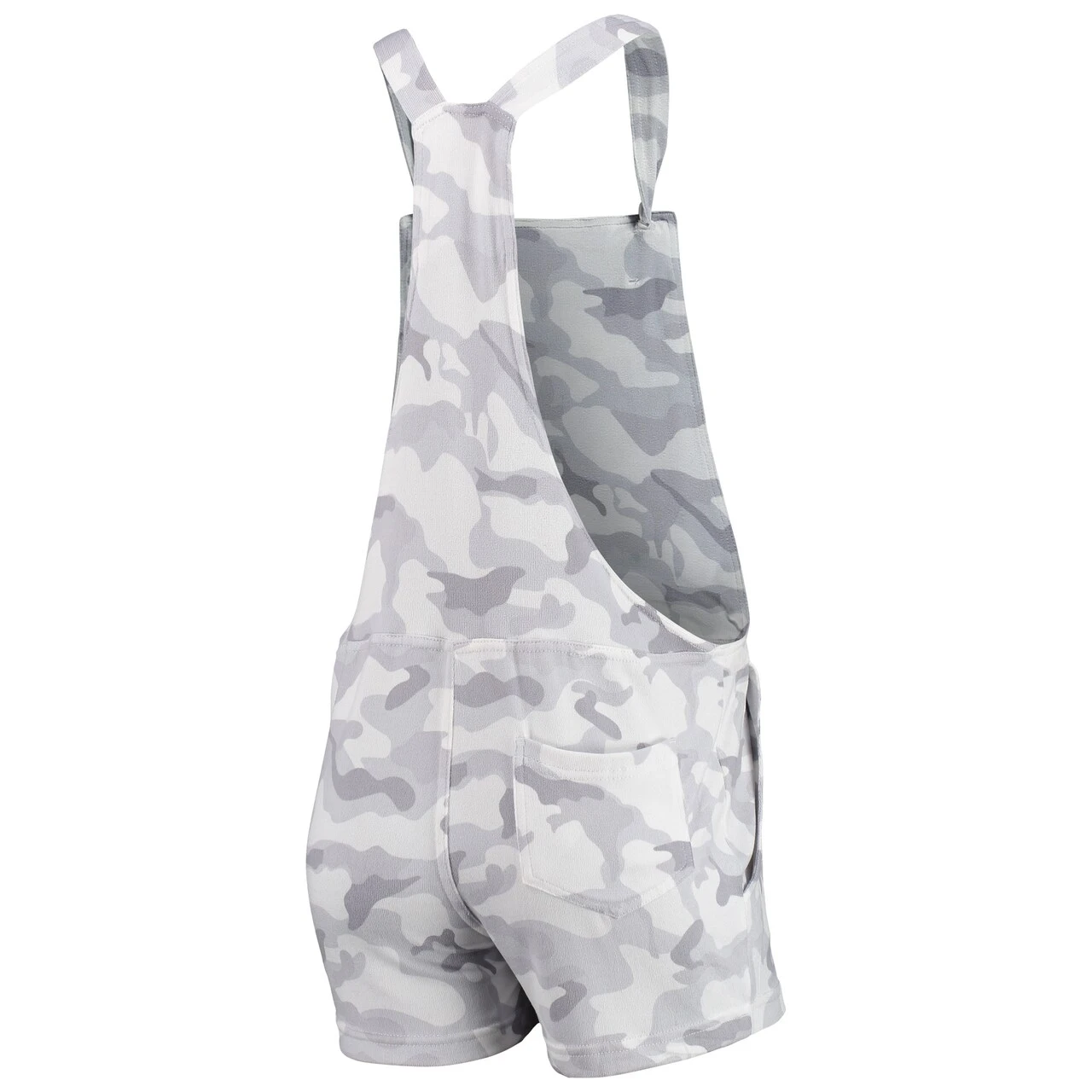 Women's Cincinnati Reds Concepts Sport Gray Camo Overall Romper - Image 3