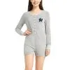 Women's Miami Marlins Concepts Sport Gray Venture Sweater Romper