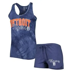 Women's Detroit Tigers Concepts Sport Navy Billboard Racerback Tank & Shorts Sleep Set