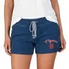 Women's Detroit Tigers Concepts Sport Navy Mainstream Terry Shorts