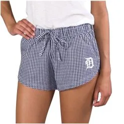 Women's Detroit Tigers Concepts Sport Navy Tradition Woven Shorts