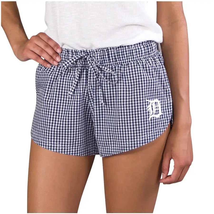 Women's Detroit Tigers Concepts Sport Navy Tradition Woven Shorts