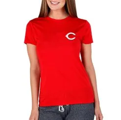 Women's Cincinnati Reds Concepts Sport Red Marathon Knit T-Shirt