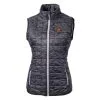 Women's Baltimore Orioles Cutter & Buck Black Rainier PrimaLoft Eco Printed Full-Zip Puffer Vest
