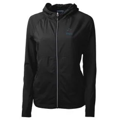 Women's Miami Marlins Cutter & Buck Black Adapt Eco Knit Full-Zip Jacket