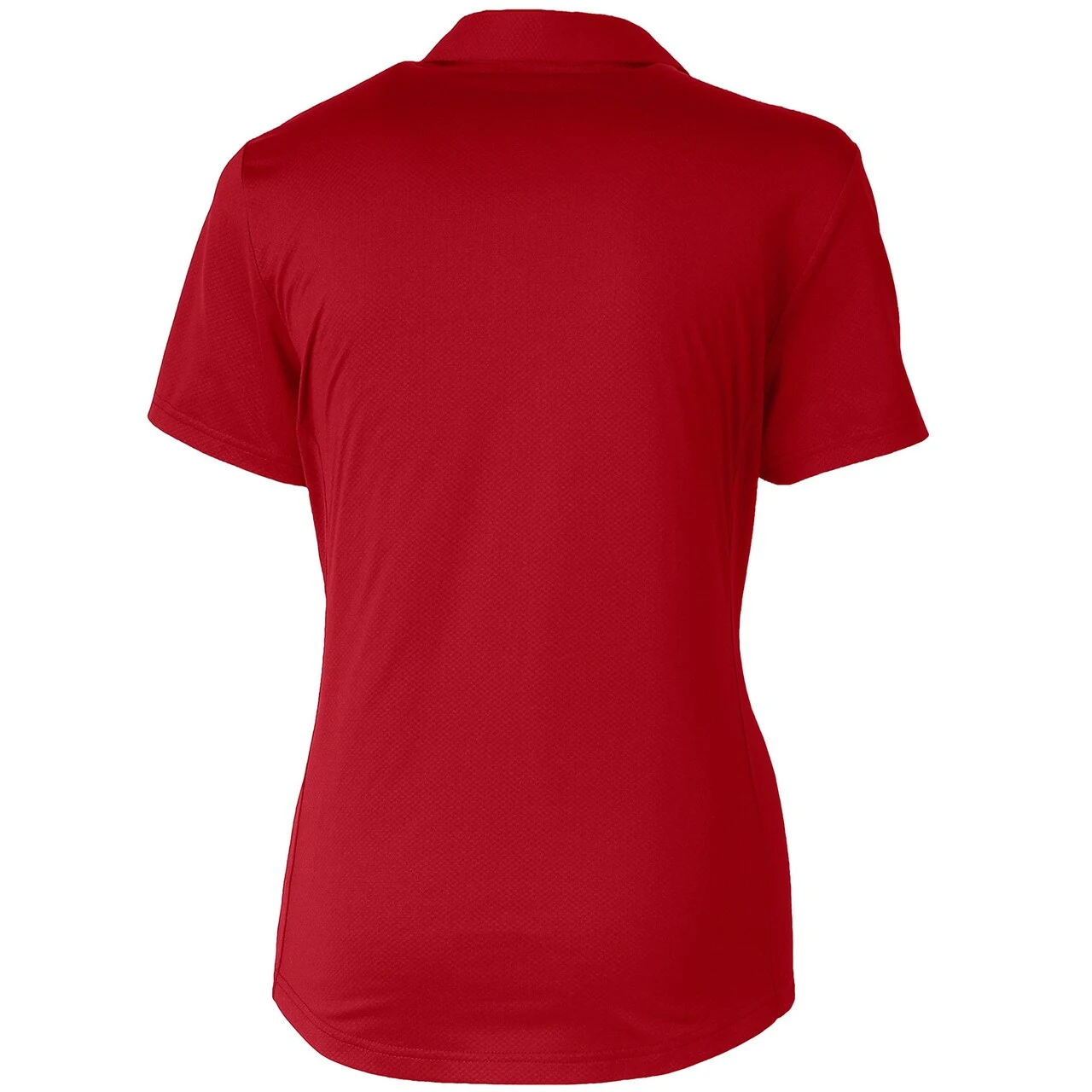 Women's Atlanta Braves Cutter & Buck Cardinal Prospect Textured Stretch Polo - Image 3