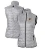 Women's Baltimore Orioles Cutter & Buck Gray Rainier PrimaLoft Eco Full-Zip Puffer Vest