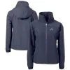 Women's Atlanta Braves Cutter & Buck Navy Charter Eco Recycled Full-Zip Jacket