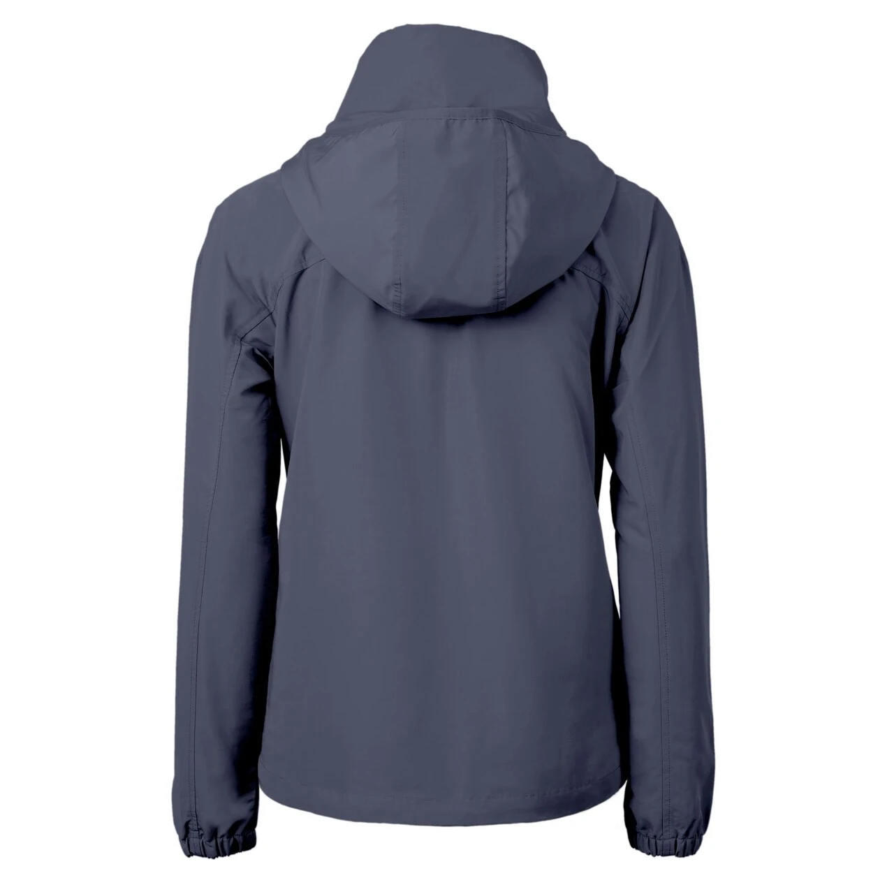 Women's Atlanta Braves Cutter & Buck Navy Charter Eco Recycled Full-Zip Jacket - Image 3