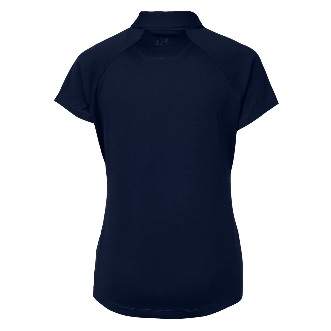 Women's Atlanta Braves Cutter & Buck Navy DryTec Forge Stretch Polo - Image 3