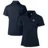 Women's Baltimore Orioles Cutter & Buck Navy Americana Logo DryTec Genre Textured Solid Polo