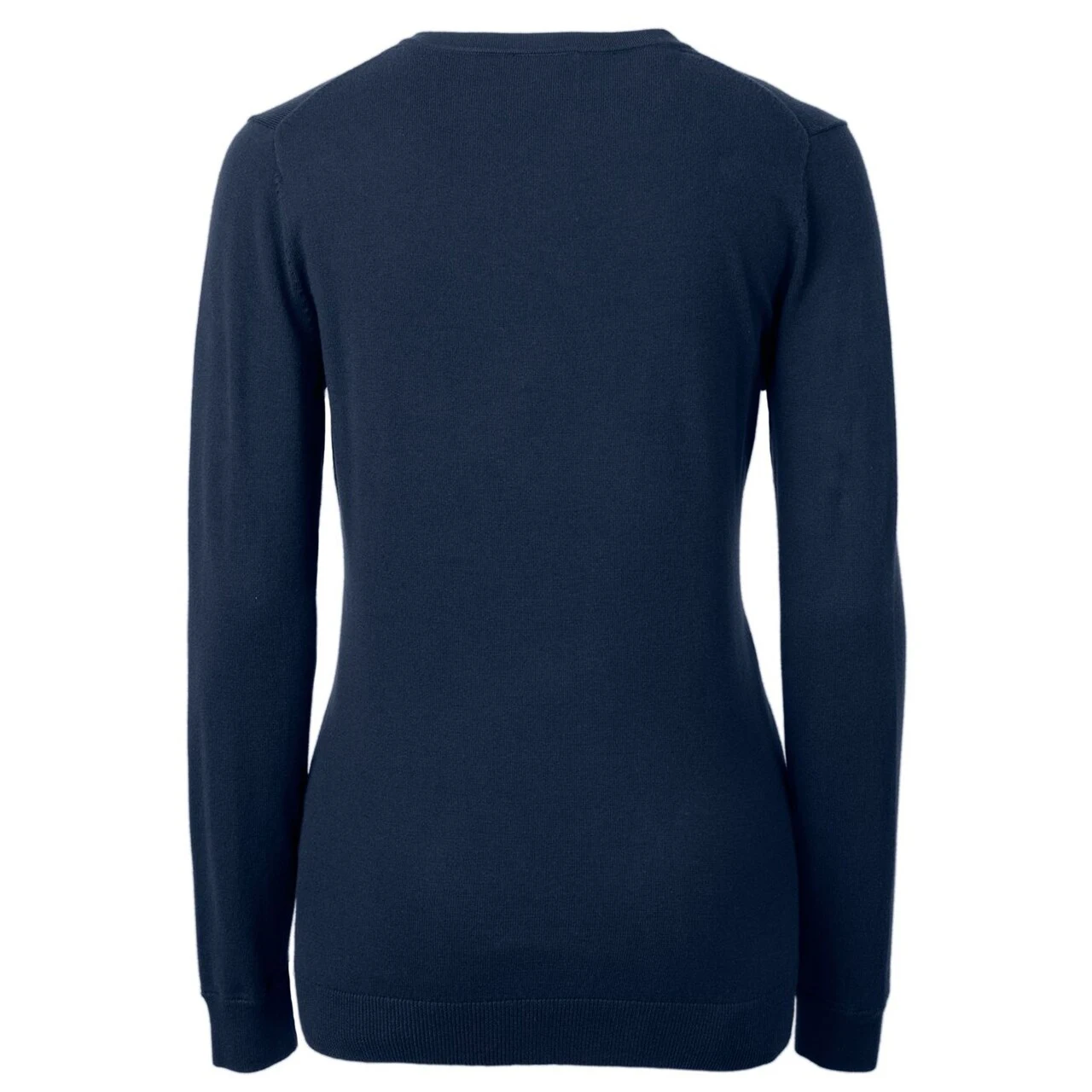 Women's Baltimore Orioles Cutter & Buck Navy Americana Logo Lakemont Tri-Blend V-Neck Pullover Sweater - Image 3