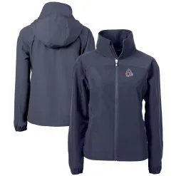 Women's Baltimore Orioles Cutter & Buck Navy Charter Eco Recycled Full-Zip Jacket