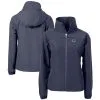 Women's Cincinnati Reds Cutter & Buck Navy Charter Eco Recycled Full-Zip Jacket