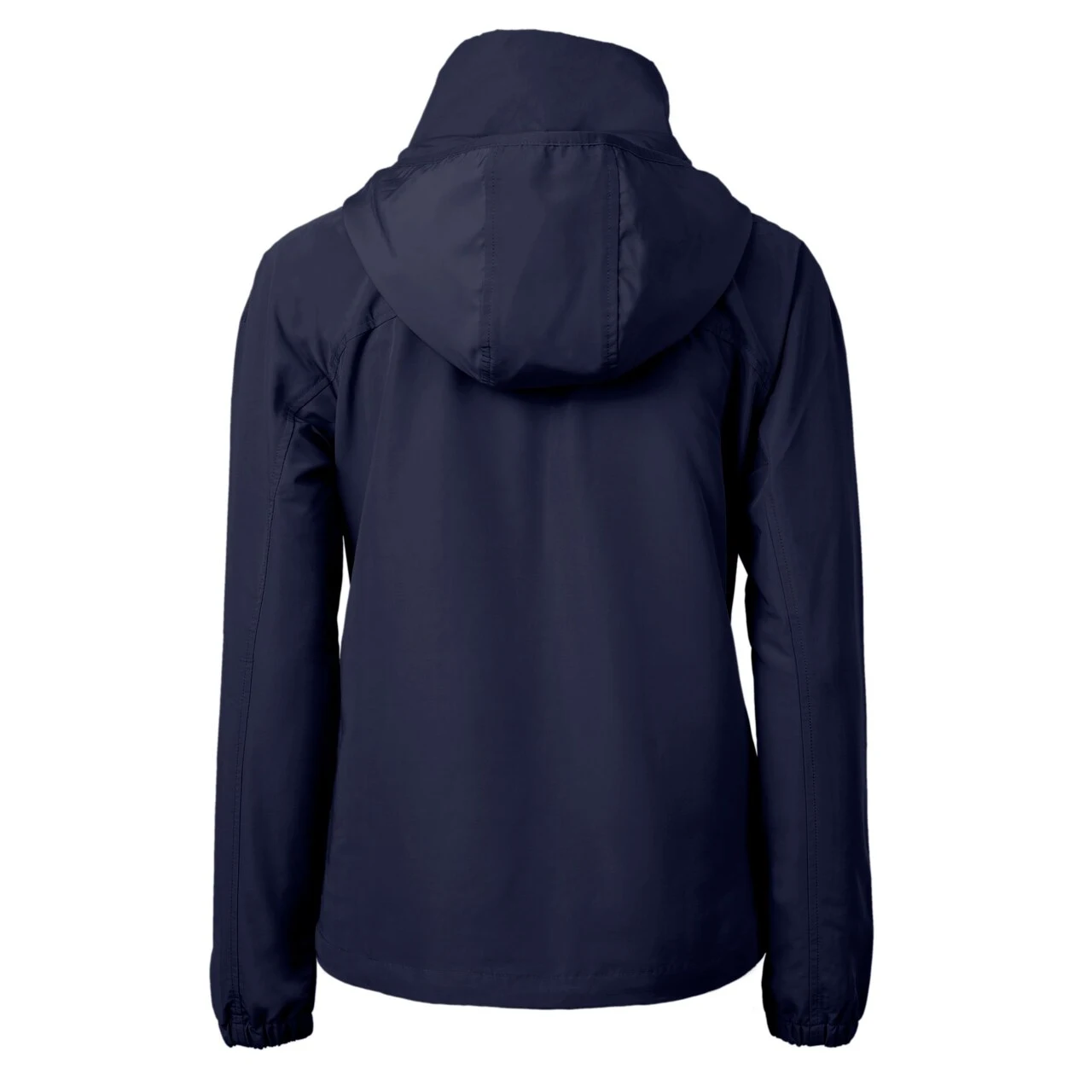 Women's Detroit Tigers Cutter & Buck Navy Charter Eco Recycled Anorak Jacket - Image 3