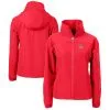 Women's Baltimore Orioles Cutter & Buck Red Charter Eco Recycled Full-Zip Jacket