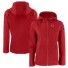 Women's Cincinnati Reds Cutter & Buck Red Evoke Eco Softshell Recycled Full-Zip Jacket