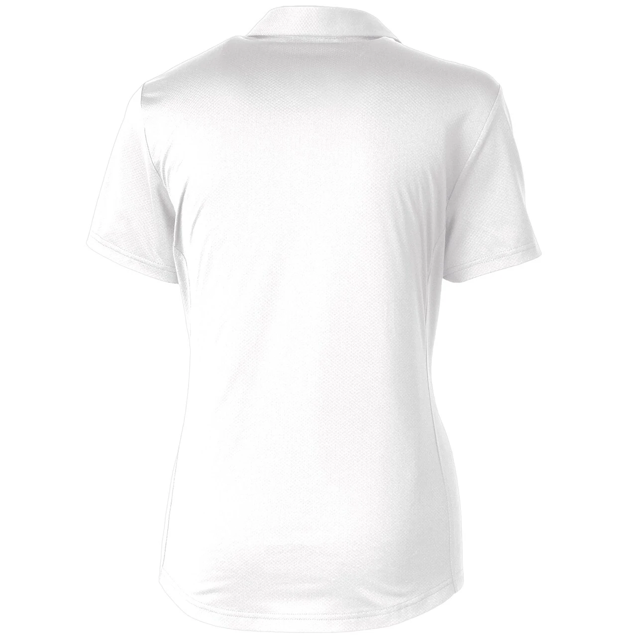 Women's Cincinnati Reds Cutter & Buck White Prospect Textured Stretch Polo - Image 3