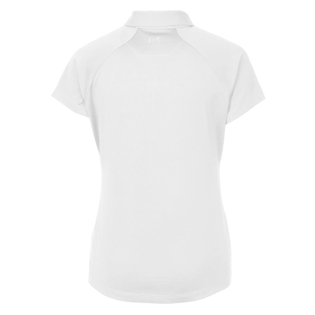 Women's Detroit Tigers Cutter & Buck White Americana Logo DryTec Forge Stretch Polo - Image 3