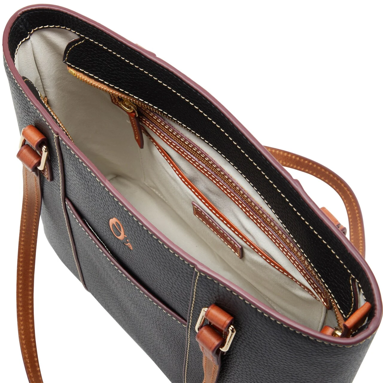 Women's Baltimore Orioles Dooney & Bourke Pebble Lexington Shopper Purse - Image 4