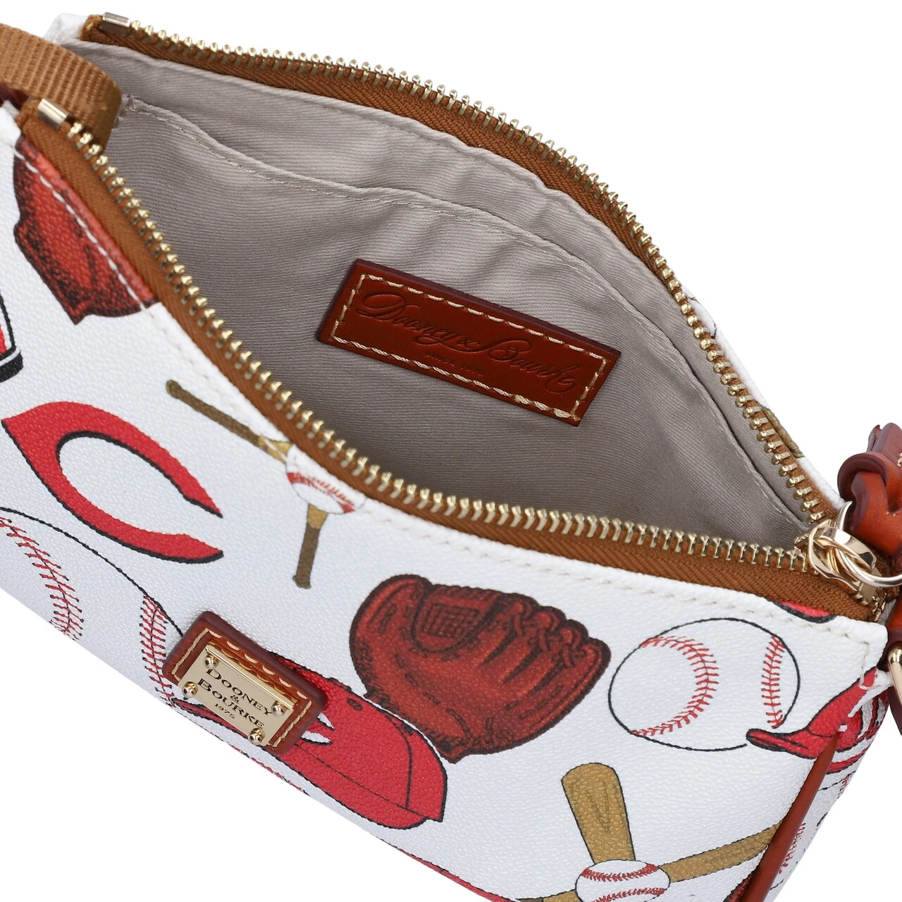 Women's Cincinnati Reds Dooney & Bourke Gameday Lexi Crossbody With Small Coin Case - Image 3