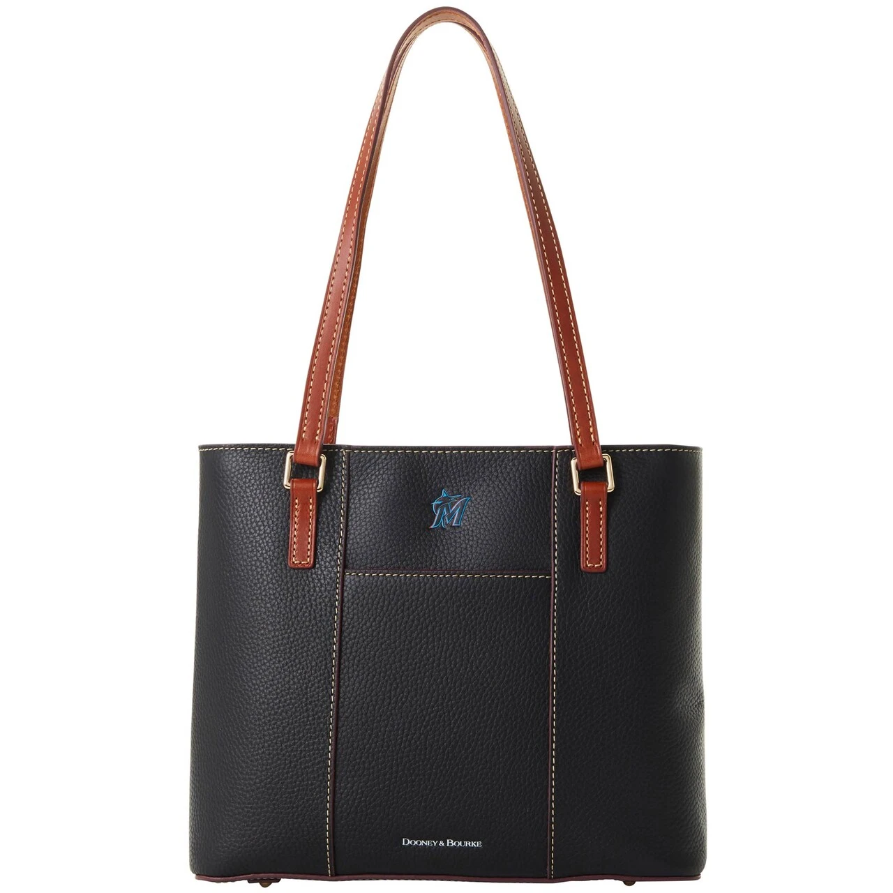 Women's Miami Marlins Dooney & Bourke Pebble Lexington Shopper Purse