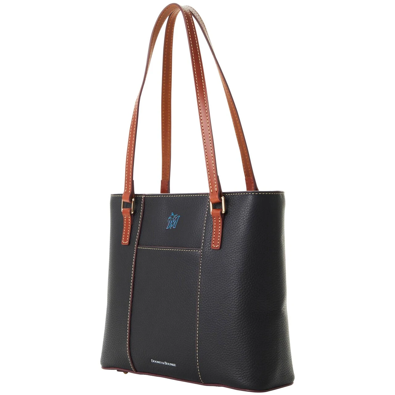 Women's Miami Marlins Dooney & Bourke Pebble Lexington Shopper Purse - Image 2