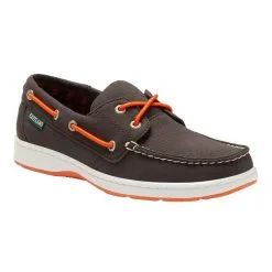 Women's Baltimore Orioles Eastland Black Solstice Boat Shoes